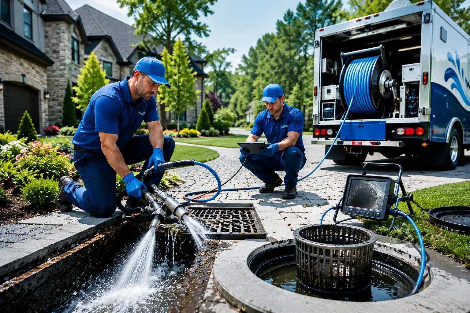 Local outdoor drain cleaning professionals in Newark, IL